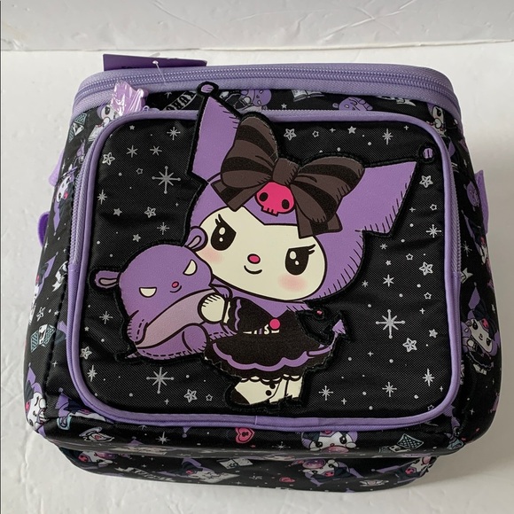 KUROMI 9 Can Insulated Bag Igloo Cooler Sanrio Hello Kitty NWT - Picture 5 of 13
